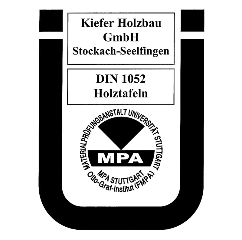 Logo Ü Zeichen DIN 1052 Holztafeln